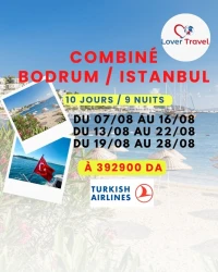 Voyage Combiné BODRUM /  ISTANBUL 