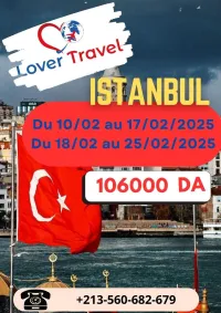 Voyage Organisé ISTANBUL Février 2025 