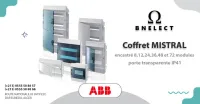 Coffret Mistral Encastré ABB IP41   8 - 12 - 24 - 36 - 48 & 72 Modules 