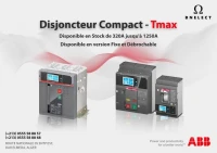 Disjoncteur De Puissance ABB Réglable boité moulé Gamme Tmax de 320A jusqu'à 1600A