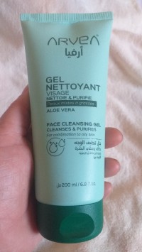 Gel nettoyant visage arvera aloe vera200ml peaux mixtes Grasses Original