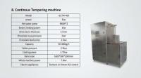 Tempéreuse à chocolat 400kg/h prix réduit