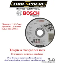 Disque a tronçonner Expert inox 115mm Bosch
