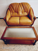 salon-fauteuil-cuire-beige-4-place-avec-table-de-base-guelma-algerie