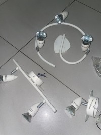 سبوتات-ومصابيح-جدارية-plafonnier-luminaire-pour-salle-de-bain-mac-50w-avec-ampoule-gu10-230v-تيزي-وزو-الجزائر