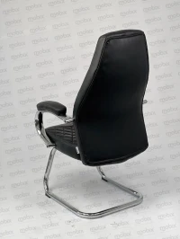 Chaise bureau PDG modéle LOSANGE noir Simili Cuir Skaï de la marque MOBIX-DZ