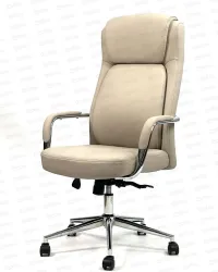 Nouvelle Chaise de bureau PDG Opera fauteuil luxueux simili cuir (skaï) Beige de la marque mobixdz  