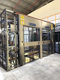  Monte-charge à double colonnes Hydraulique Fabrication sur mesure - GRAVITY ALGERIE- 