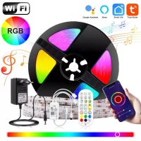  RGB LED STRIP Lights 15 METRES -شريط ضوئي بطول 15 متر 