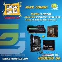 COMBO Ryzen 9 9950X + ASUS ROG CROSSHAIR X870E + GSKILL 2x 32Go 6000Mhz cl30 AMD EXPO