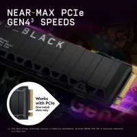 Western Digital SSD WD Black SN850X Avec Dissipateur Thermique 2 To PC / PS5