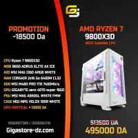 Station GAMING Ryzen 7 9800X3D / 2x16 Go ddr5 / 1Tb ssd / RTX 4070 super / MSI VELOX 100R White 
