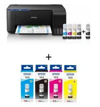 IMPRIMANTE JET D'ENCRE EPSON L3111 ECOTANK Multifonction 3-En-1 Réservoir D'encre Couleur