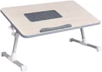 TABLE D'ORDINATEUR PLIABLE, HAUTEUR REGLABLE, AVEC VENTILATEUR DE REFROIDISSEMENT MODELE A8