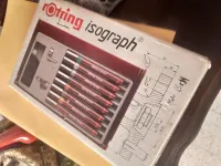 طقم أقلام روترينغ إيزوغراف الأصلي Rotring Isograph