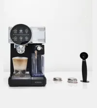 Cafetière Avec Panneau D'affichage LED, Pompe Electrique 20 Bars, Expresso/Latte/Cappuccino