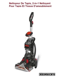 Nettoyeur De Tapis, 2-in-1 Nettoyant Pour Tapis Et Tissus D'ameublement  