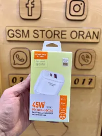 Chargeur LDNIO PD QC3.0 45W Turbo charge 