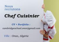 tourism-gastronomy-chef-cuisinier-ere-dans-une-ecole-privee-es-senia-oran-algeria