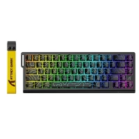 ATTACK SHARK X68 HE RAPID TRIGGER KEYBOARD BLACK COUNTOUR ARGB MAGNETIC SWITCHES