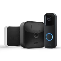 PACK BLINK DOORBELL, CAMERA OUTDOOR AVEC BATTERIE, SYNC MODULE