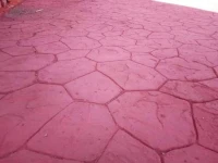 Béton imprimé 