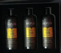Bioplex 24k Gold therapy kit (shampoo+treatment+conditioner)