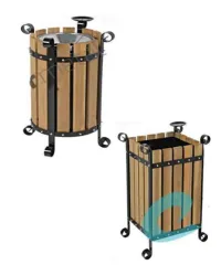 POUBELLE EN INOX & CORBEILLE PUBLLIC