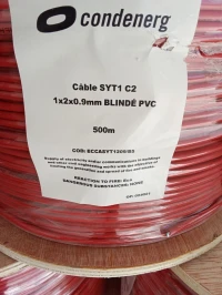 cable rouge incendie 0.9 