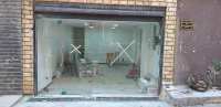 Vitrine en verre trompé 