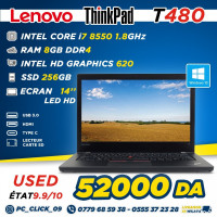 laptop-pc-portable-lenovou-thinkpad-t480-i7-8550u-8gb-256gb-ouled-yaich-blida-algerie