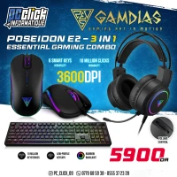 COMBO GAMDIAS POSEIDON E2 3IN1 CLAVIER CASQUE SOURIS