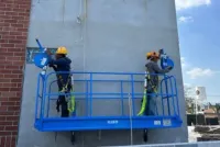 Location nacelle panneau plateforme suspendu 