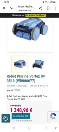معدات-كهربائية-robot-pour-nettoyage-de-piscines-sous-emballage-بئر-الجير-وهران-الجزائر