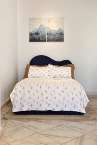Parure de draps bloomé en coton 