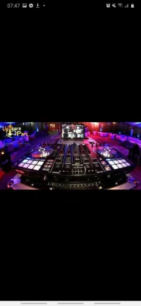 Dj hommes pro jeux de lumière