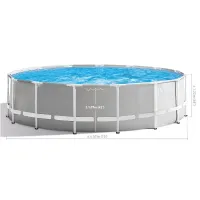Piscine Prism Frame ronde 4.57 x 1.22 m