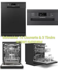 Schneider/ Lave Vaisselle 15C&3T / Noir
