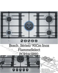 Bosch Plaque 90cm inox 