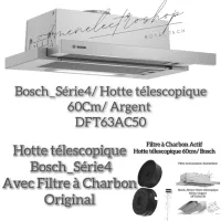 Hotte Bosch télescopique 60cm 