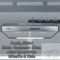 Hotte casquette 60cm Bosch 