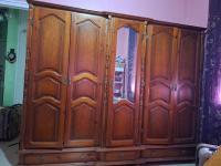 خزائن-و-أدراج-liquidation-armoire-bois-rouge-premier-choix-الجزائر-وسط