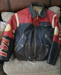 Veste, Blouson cuir homme Zino & Judy style motard, taille S/M, moto