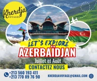 SEJOUR A AZERBAIJAN  DU 21 AU 29 AOUT 2025
