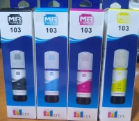 bouteilles d'encre EPSON 103, 4 couleurs 70ml (BK/C/M/Y)