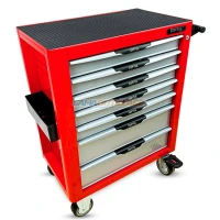 SERVANTE 07 TIROIRES 229PCS ROUGE TOPTUL