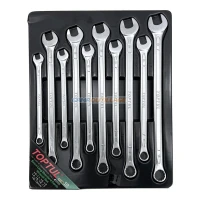 JEUC CLE MIXTE TYPE LONG 10PCS TOPTUL