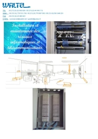 Étude , installation et maintenance des réseaux informatiques et téléphoniques 