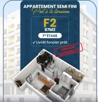 Vente Appartement F2 Alger Bordj el kiffan