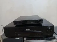 Lot chaîne hifi + DVD + magnétoscope 